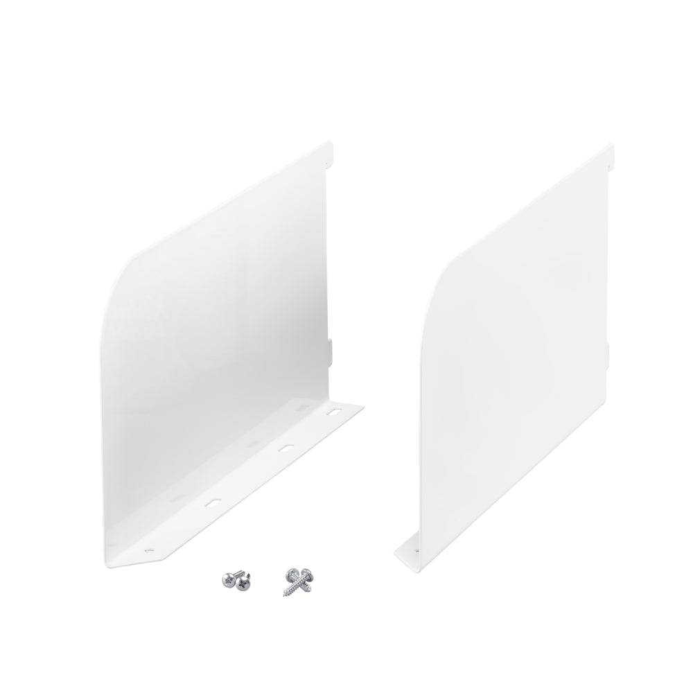 Eindplankdrager 30 cm per paar wit - Classic by Elfa