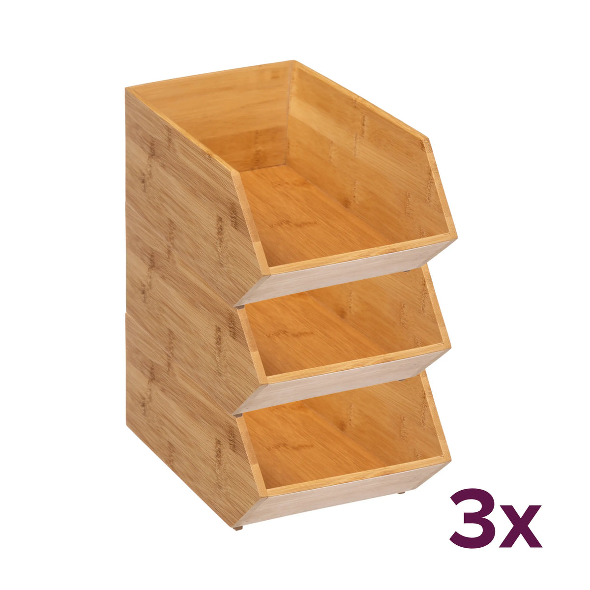 Bamboe bakje medium (voordeelbundel) Five®