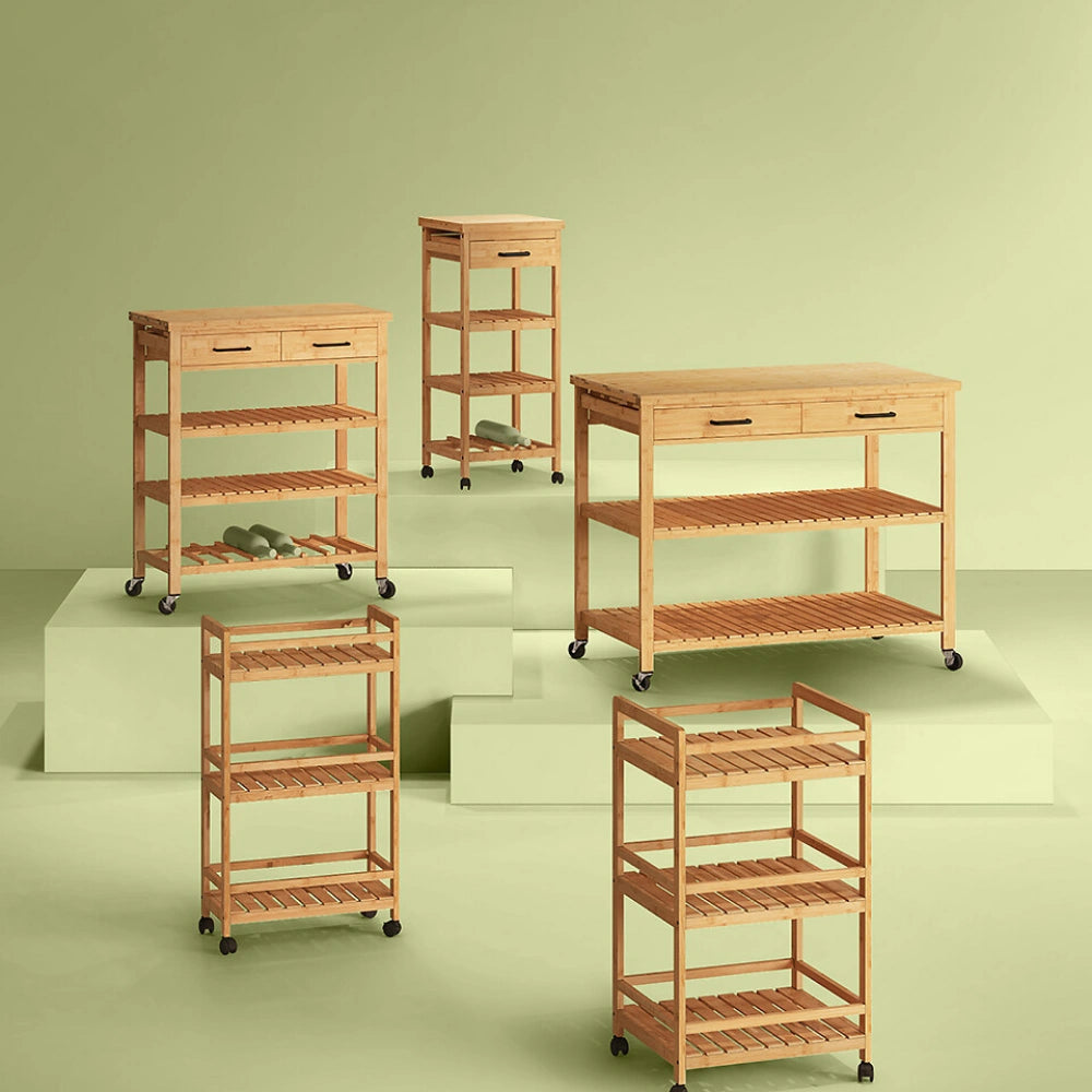 Houten keukentrolley 3 schappen Five®