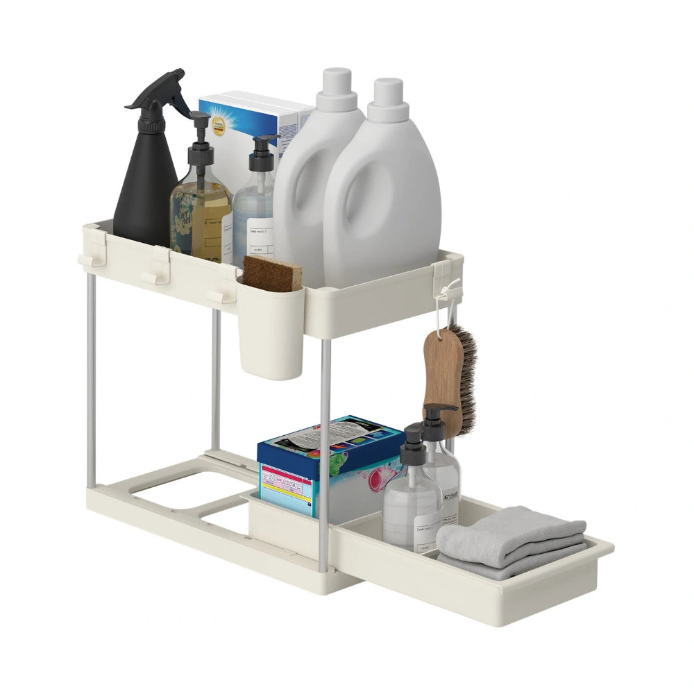 Keukenkast organizer uitschuifbaar 2 niveaus Five®