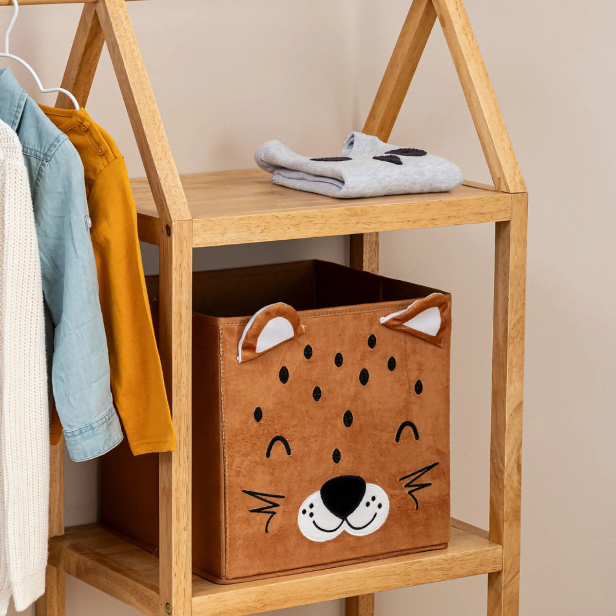 Opbergmand kinderkamer Luipaard Atmosphera