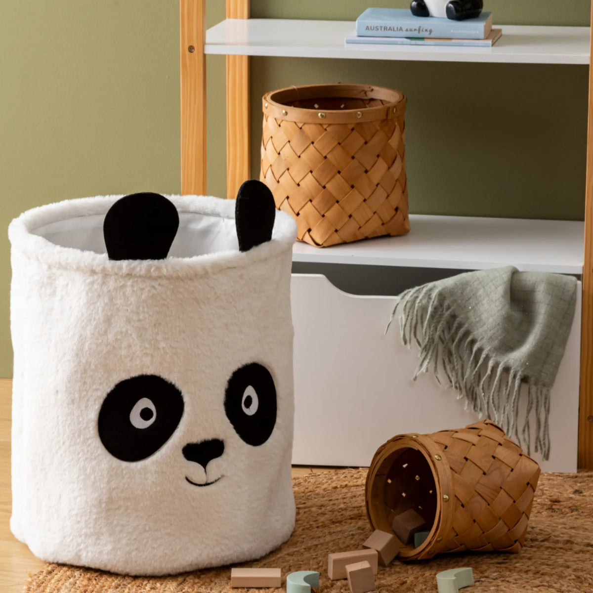 Speelgoedmand Panda Atmosphera