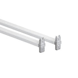 Dwarsstangen 45 cm uitbreidingsset wit - Classic by Elfa