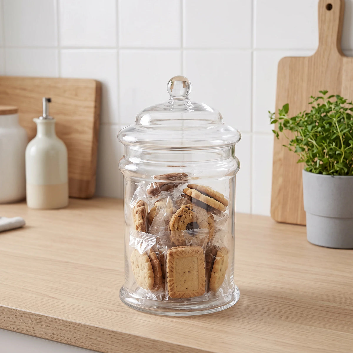 Glazen koekjespot 2 liter Five®
