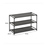 Budget schoenenrek met stoffen legplanken Five®