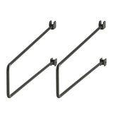 Boekensteun voor wandrail 250 mm set van 2 grafiet - Classic by Elfa
