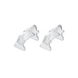 Clips voor schuine planklijst set van 2 transparant - Décor+ by Elfa