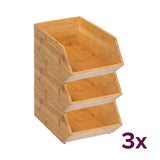 Bamboe bakje medium (voordeelbundel) Five®