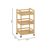 Houten keukentrolley 3 schappen Five®