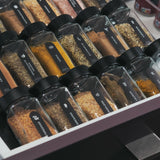 So Clever kruidenset Kruidenrek Lade met 24 Kruidenpotjes en 72 Labels