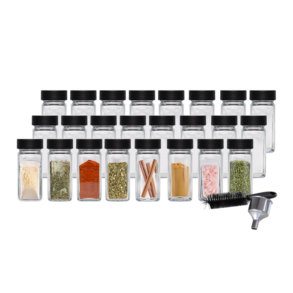 So Clever kruidenset 24 Kruidenpotjes 120 ml met 15x60mm Labels