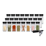 So Clever kruidenset 24 Kruidenpotjes 120 ml met 15x60mm Labels