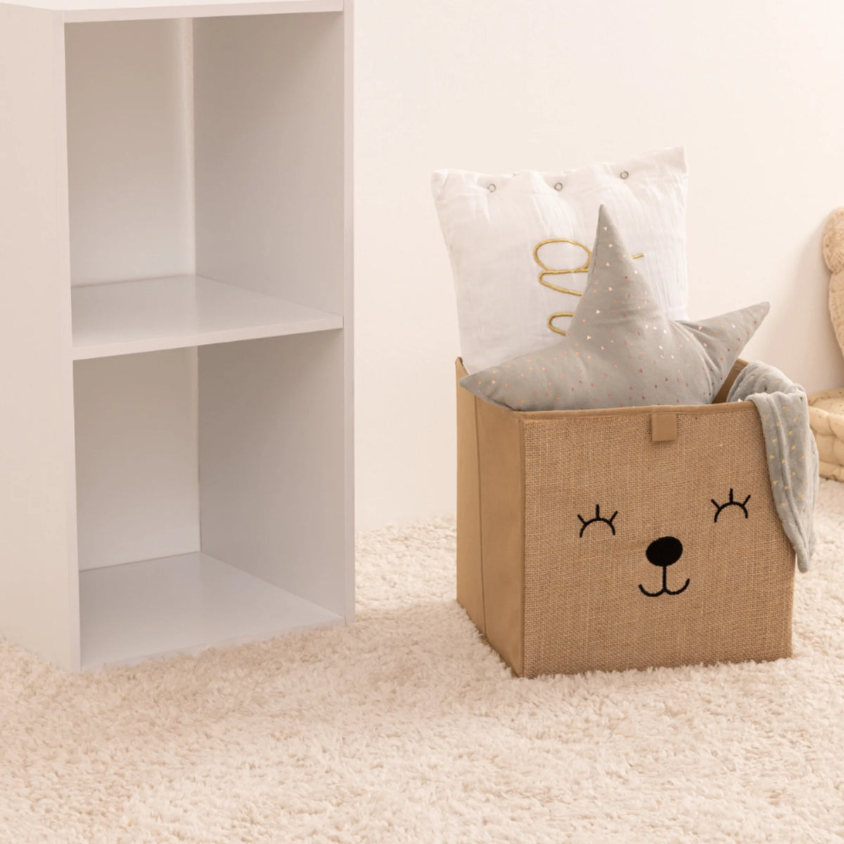 Opbergmand kinderkamer Jute Atmosphera
