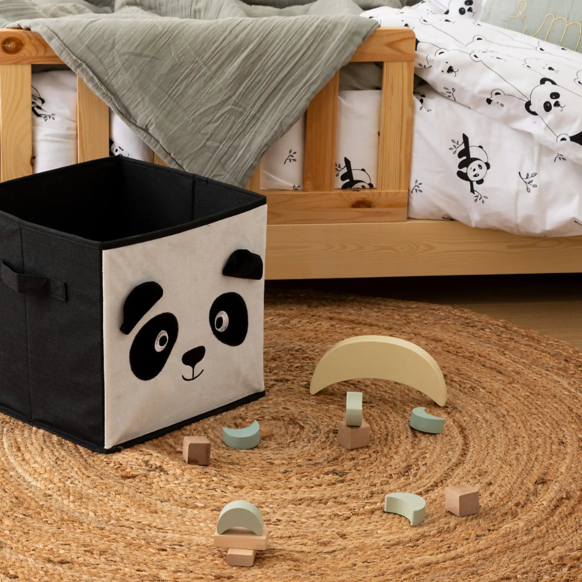 Opbergmand kinderkamer Panda Atmosphera