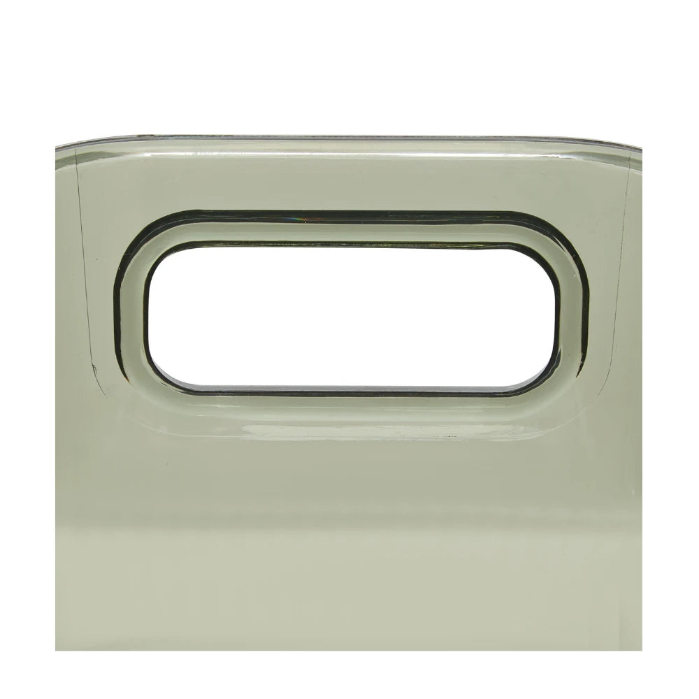 Groen transparant bakje acacia deksel 8 liter Five®