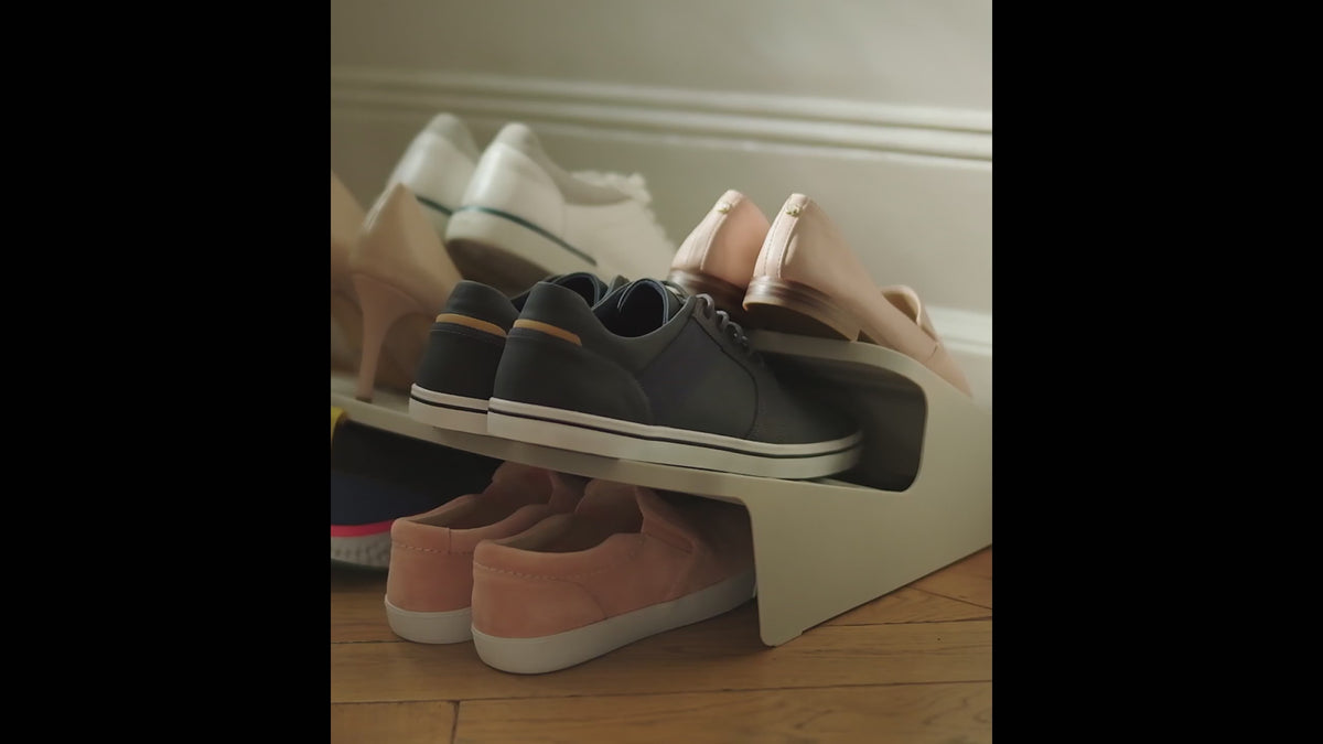 Grijze schoenenstapelaar 6 paar schoenen Joseph Joseph