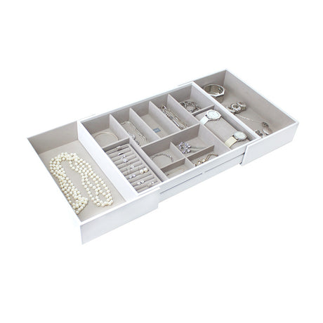sieraden opbergen in lade stackers