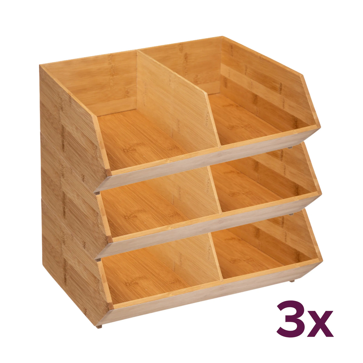 Bamboe bakje large (voordeelbundel) Five®