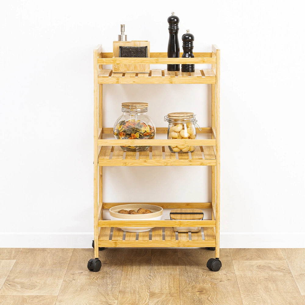 Houten keukentrolley 3 schappen Five®
