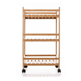 Houten keukentrolley 3 schappen Five®