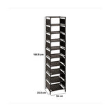 Smalle hoge schoenenrek 10 paar Five®