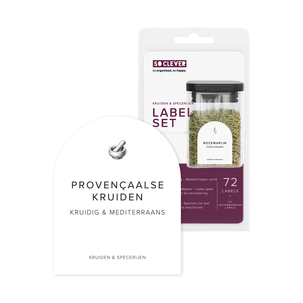 So Clever Kruiden Labels 72 stuks 40x50mm