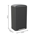 zwarte-prullenbak30liter-five