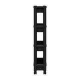 Uitschuifbare zwarte trolley Five®